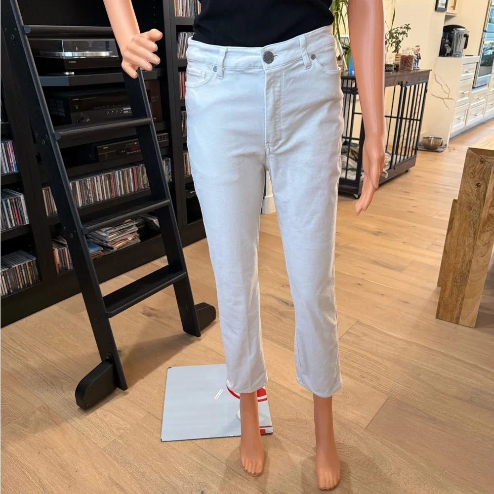 Soft Surroundings White Cropped Women's Jeans